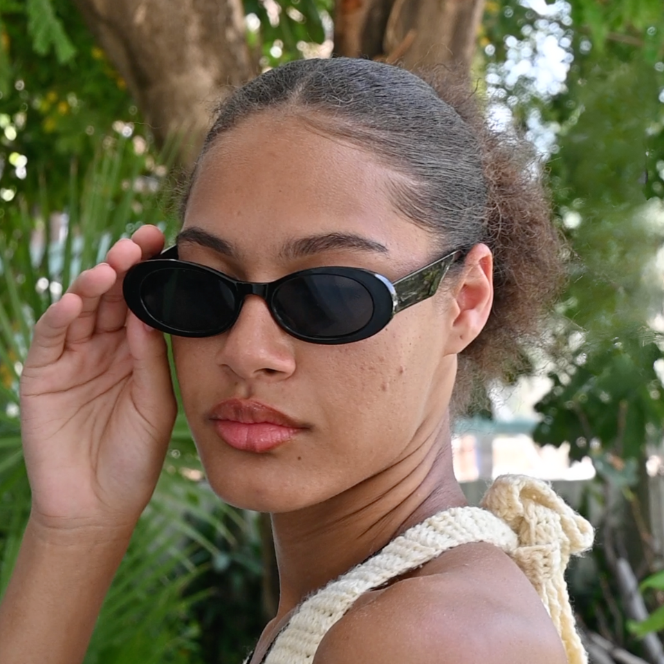 Classic Oval Sunglasses UV400 Protection – ZAAS