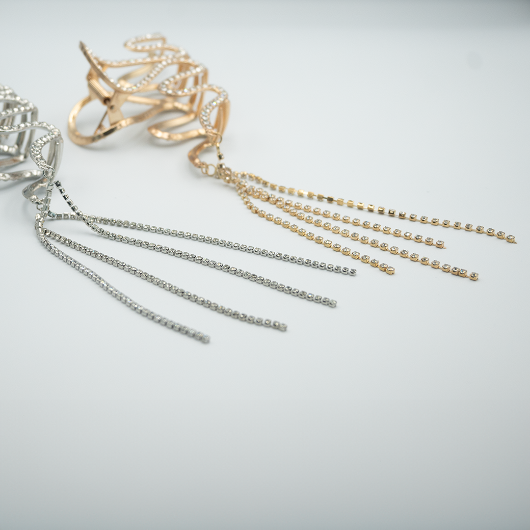 Dazzling Duos: Bling Hair Clips – Sparkling Crystal Hair Accessories for Women | Perfect for Weddings, Parties, and Everyday Glam