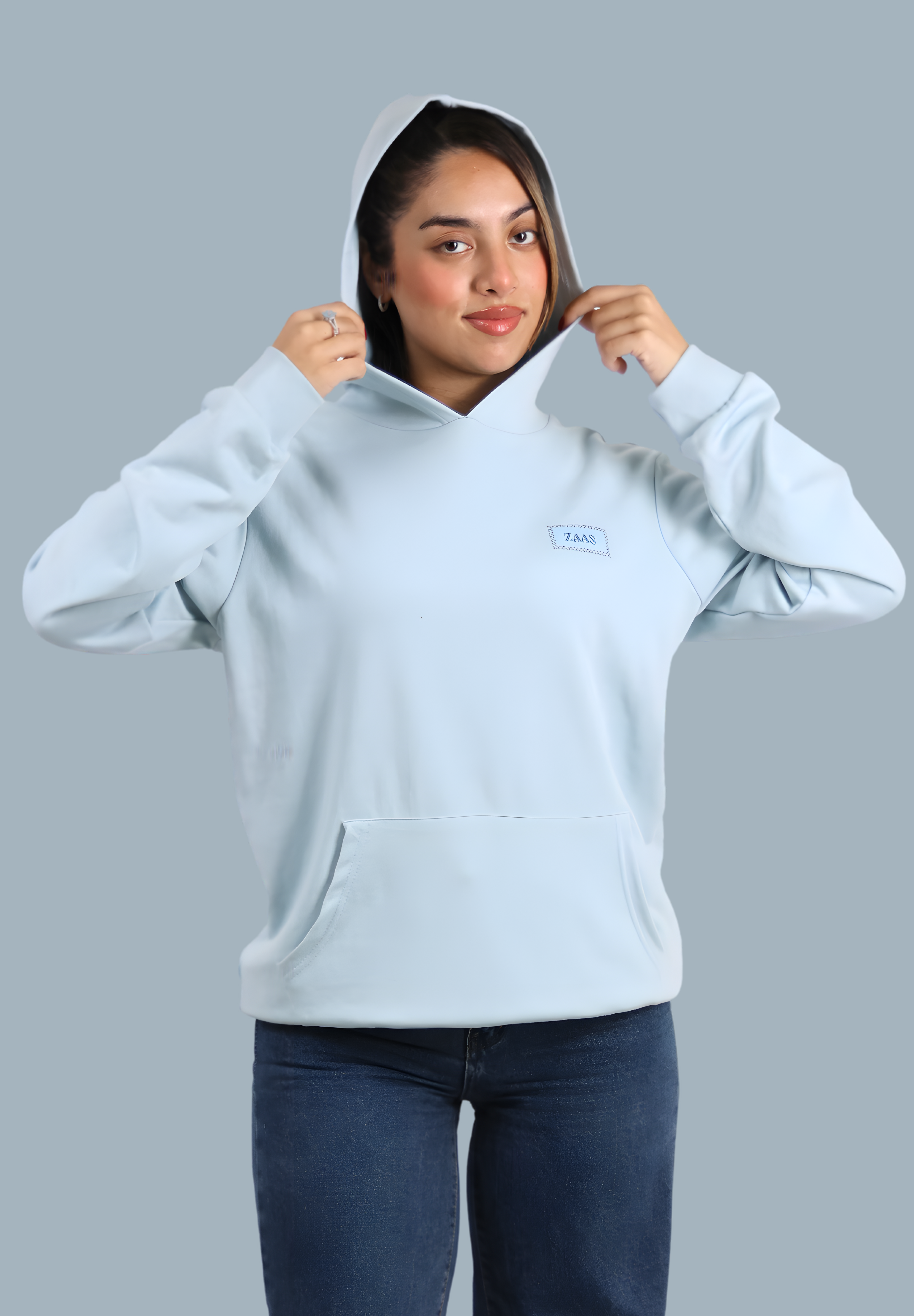 Hoodie Winter Comfort Baby Blue - Christmas Gift Set