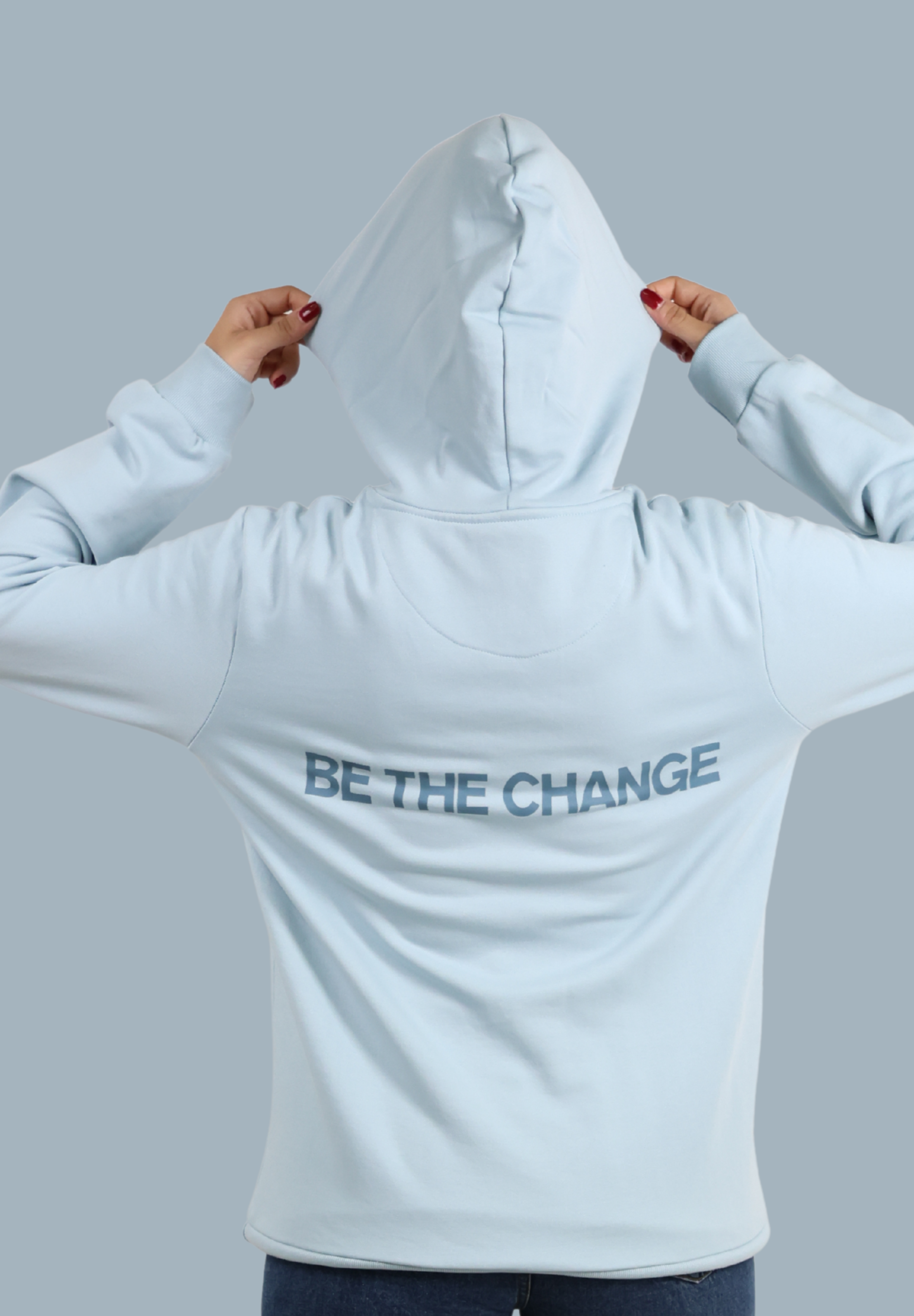 Hoodie Winter Comfort Baby Blue - Christmas Gift Set