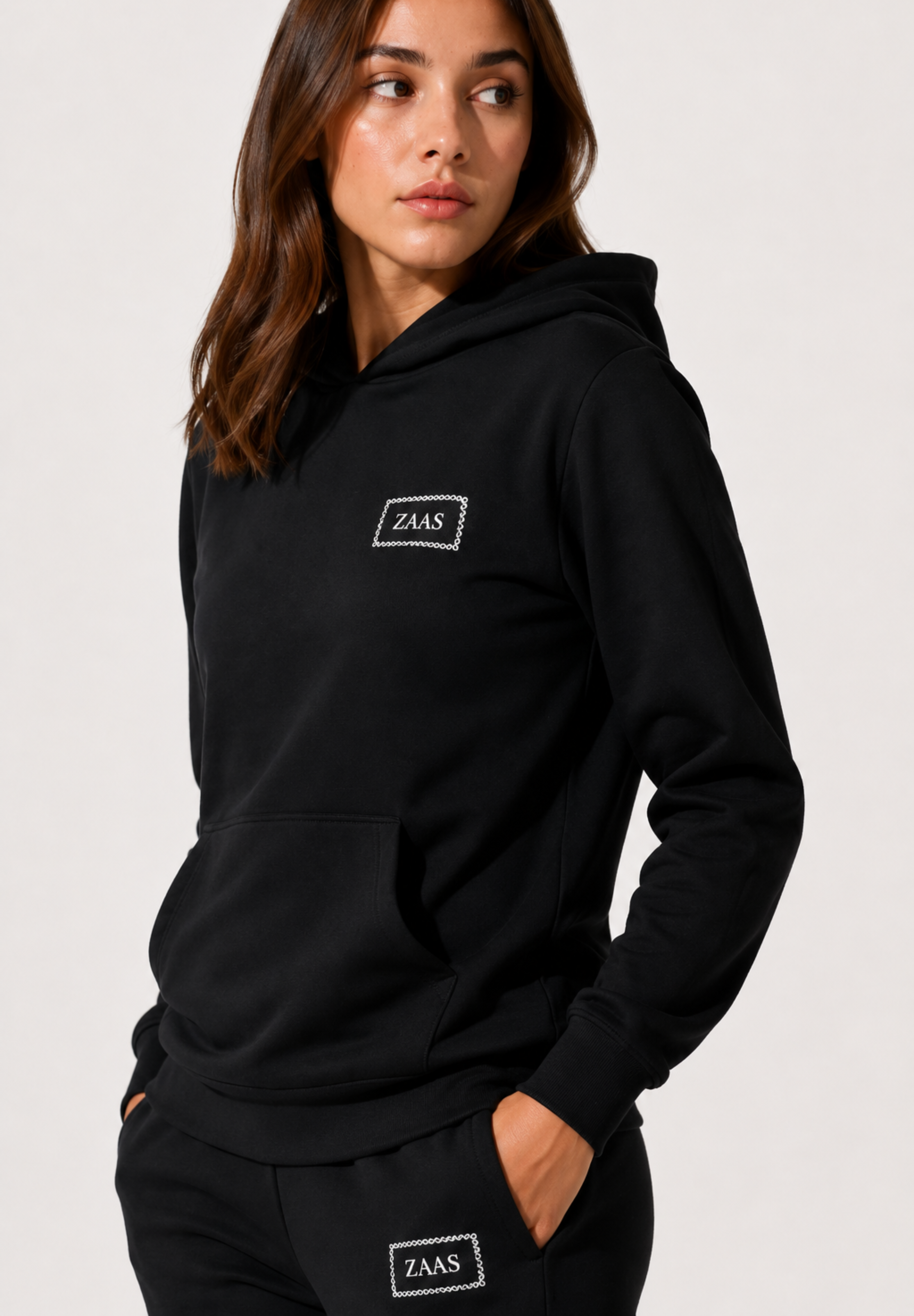 Onyx Black Sustainable Hoodie & Pants Travel Set