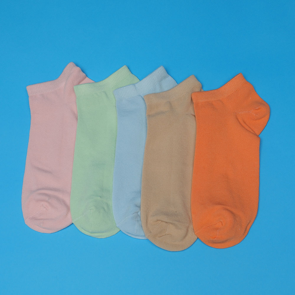 Eco-Friendly Unisex Low Ankle Socks - Pack of 5 | ZAAS Fashion