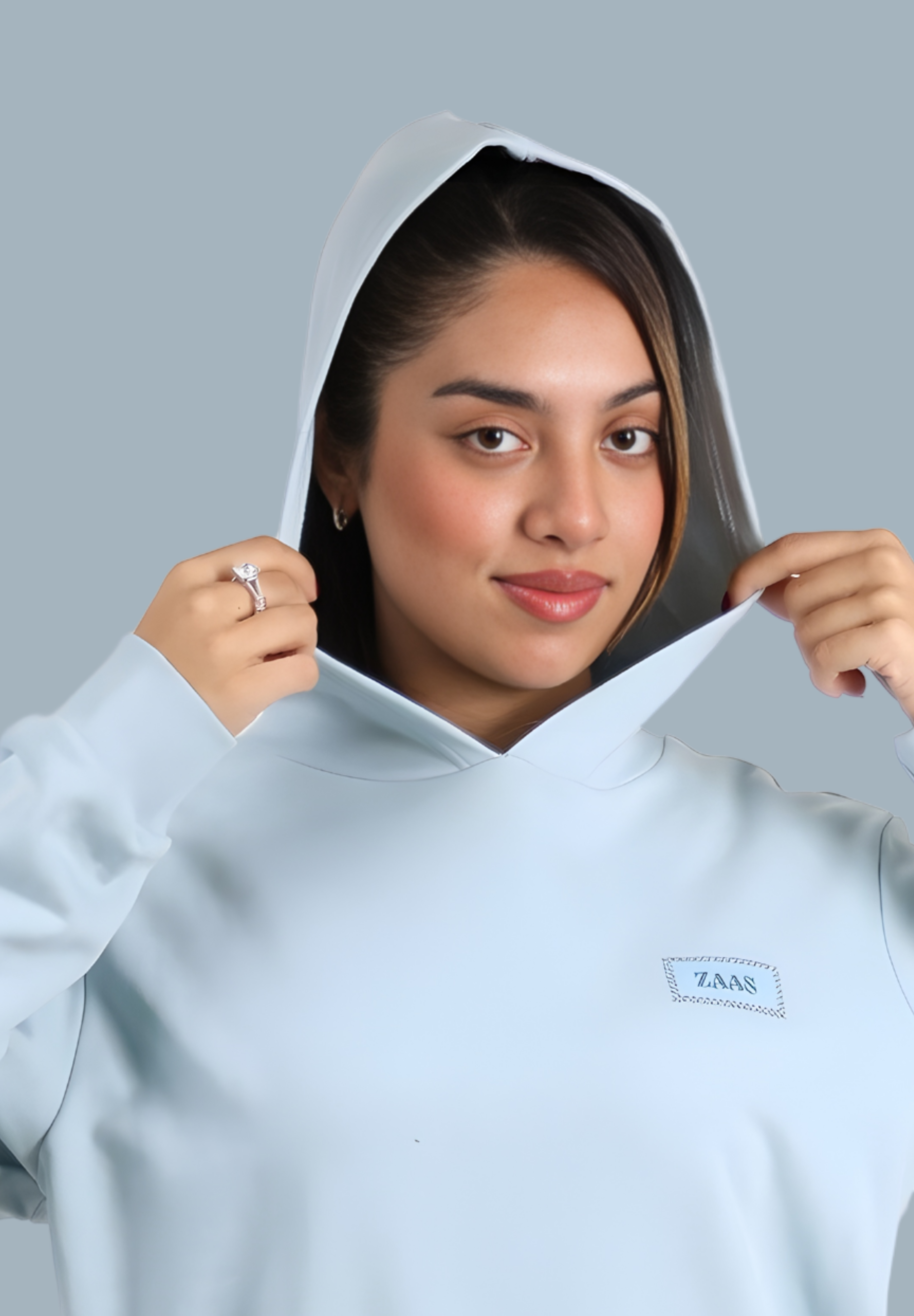 Hoodie Winter Comfort Baby Blue - Christmas Gift Set