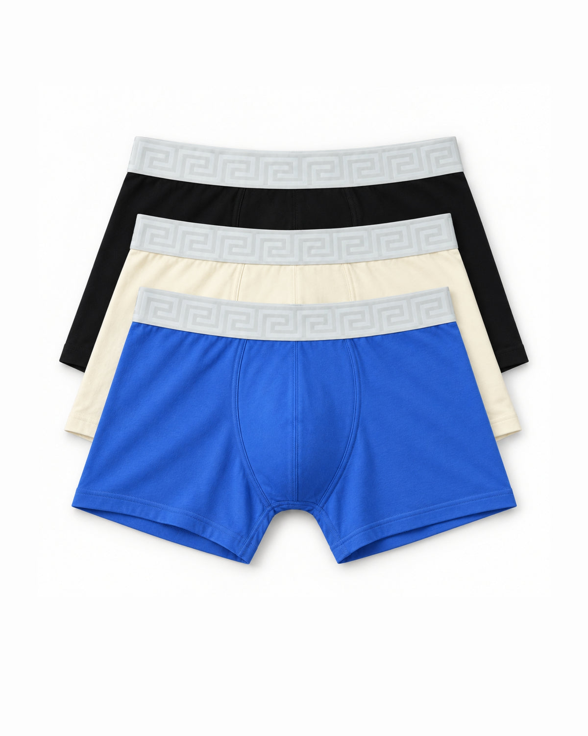 Geometric Luxe Comfort" Men's Trunks (Pack of 3)