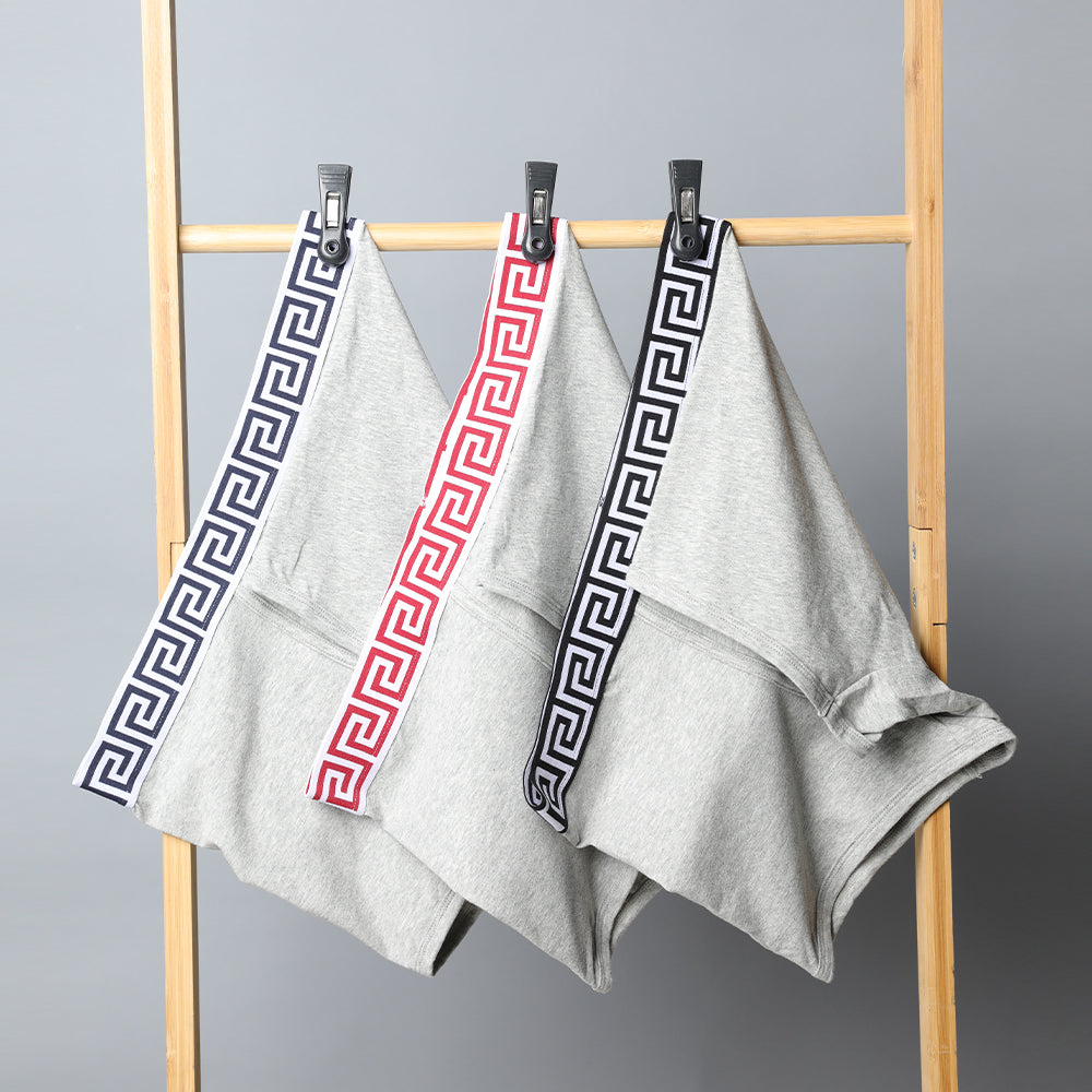 Everyday Elegance Men's Underwear Pack of 3 – Soft Cotton Boxer Briefs