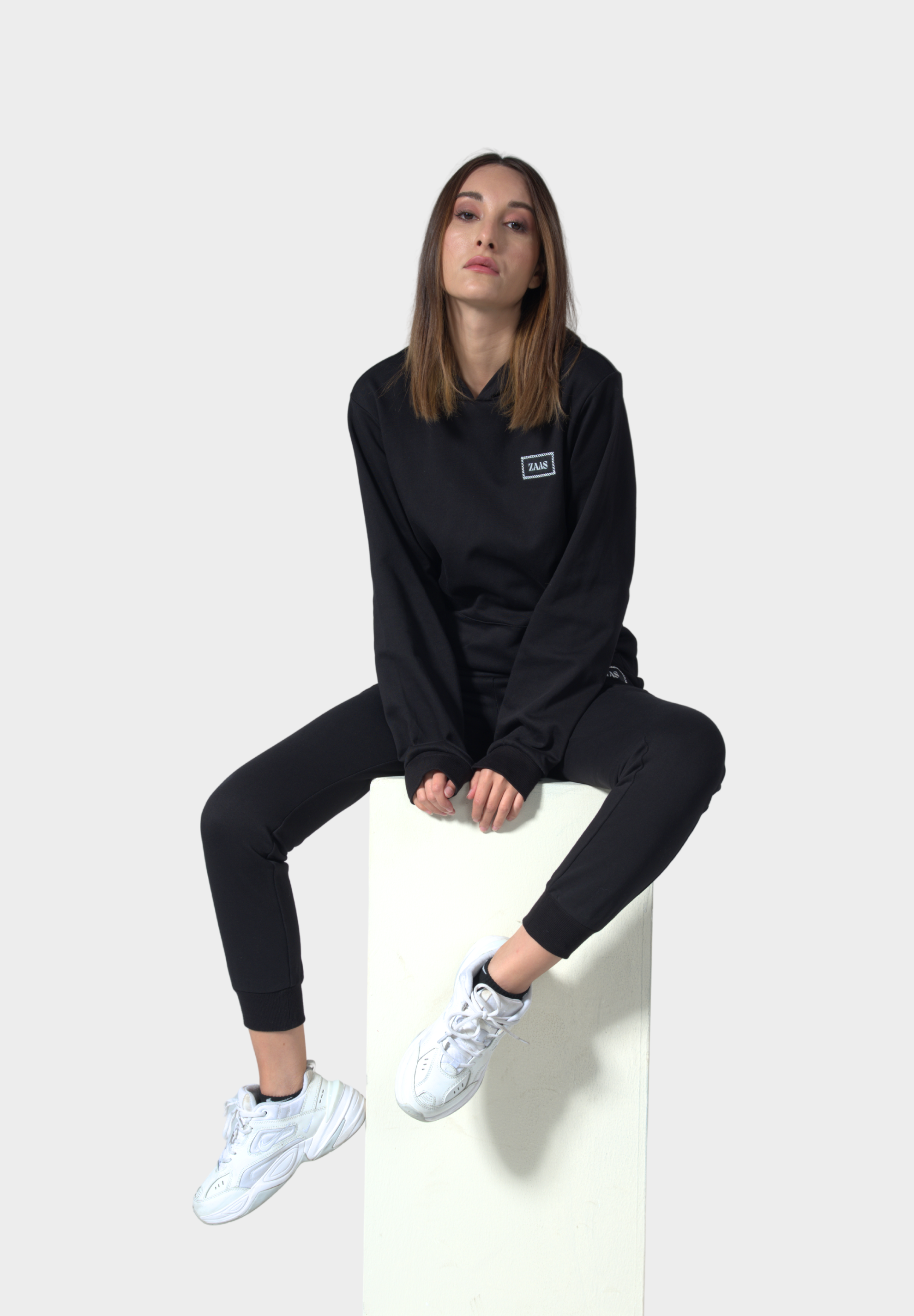 Onyx Black Sustainable Hoodie & Pants Travel Set