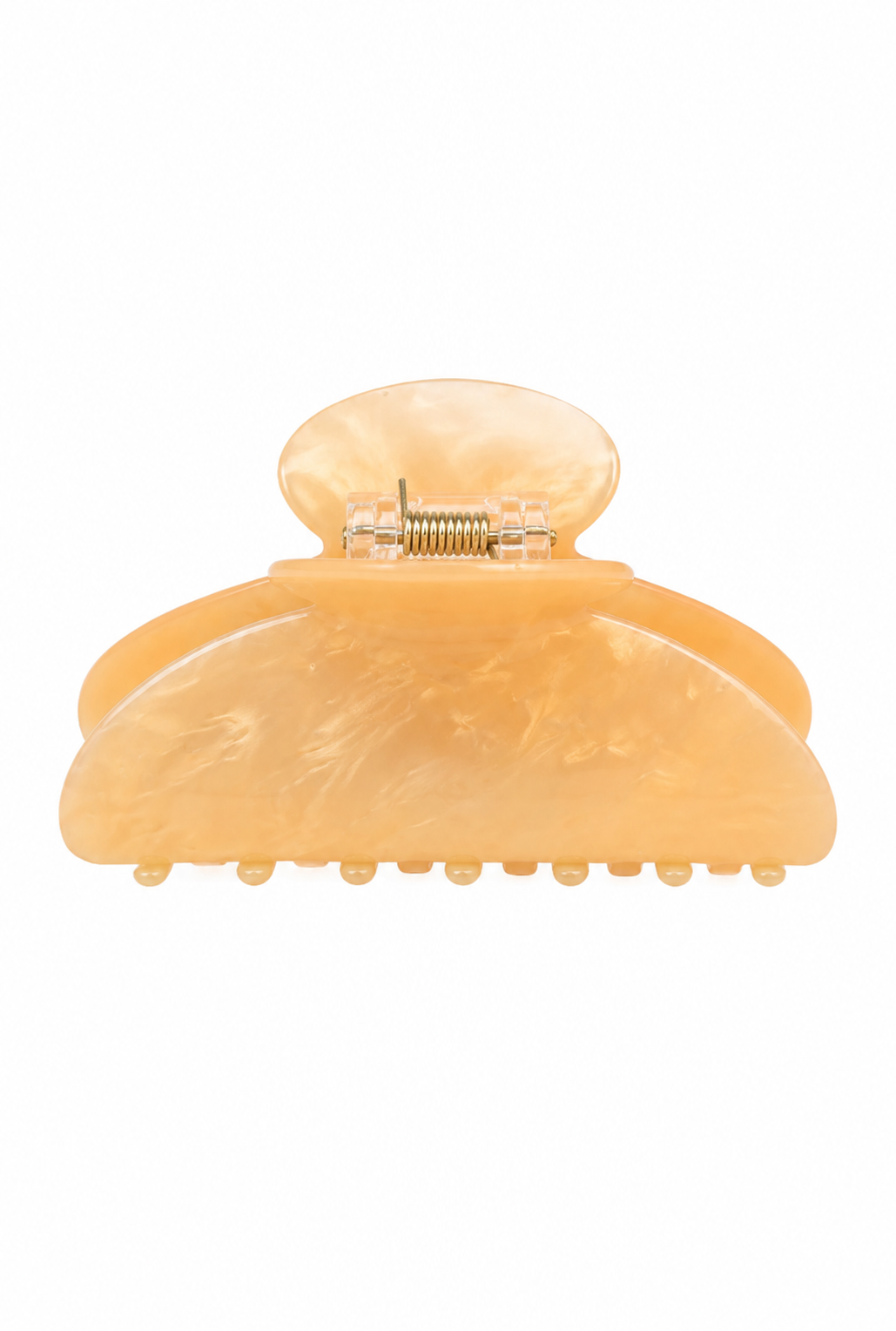Marble Claw Plastic Clip – Pack of 2 | Stylish Hair Clips for Women | Durable, Non-Slip Hair Accessories