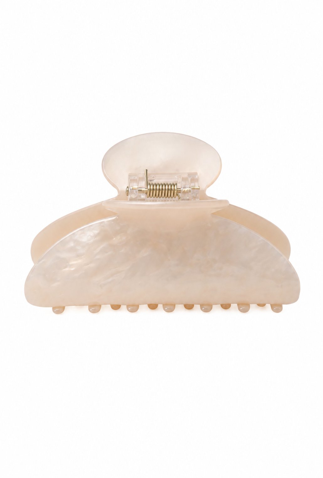Marble Claw Plastic Clip – Pack of 2 | Stylish Hair Clips for Women | Durable, Non-Slip Hair Accessories