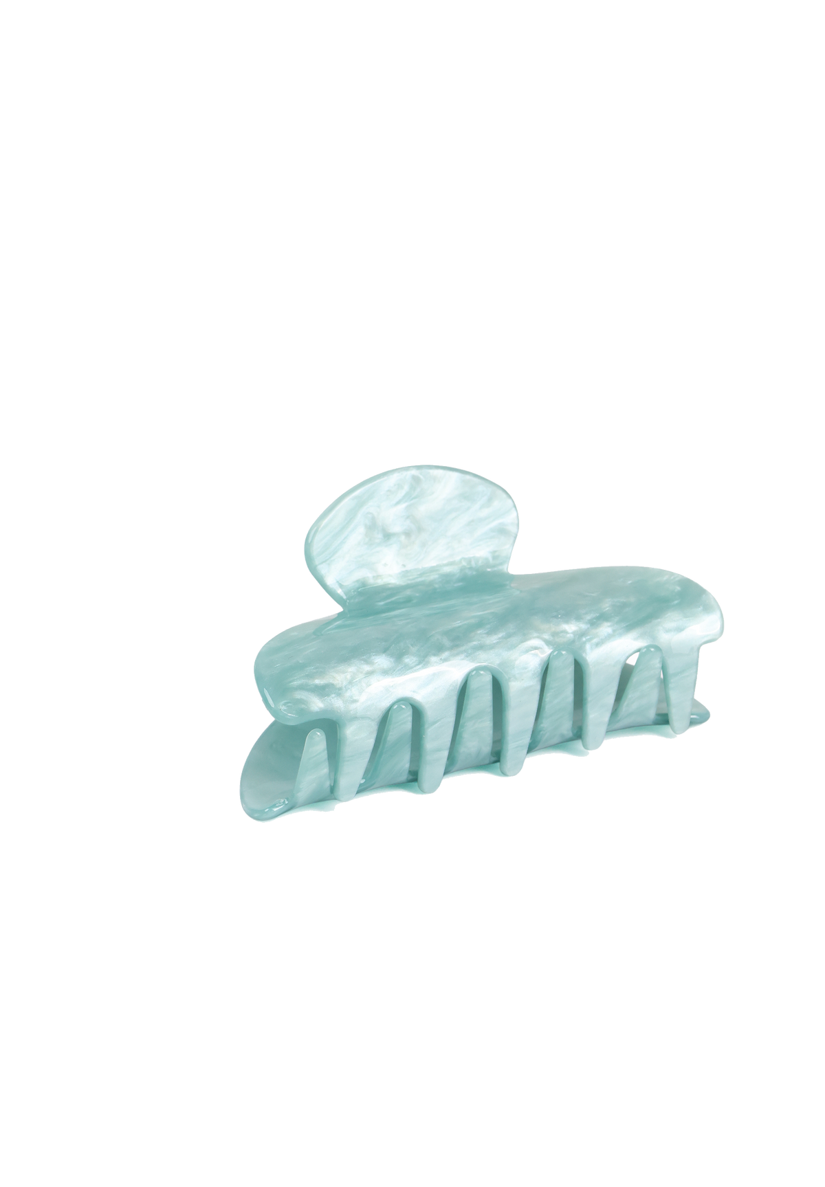 Iridescent Marble Claw Clips – Shiny Marble Hair Clips for Women