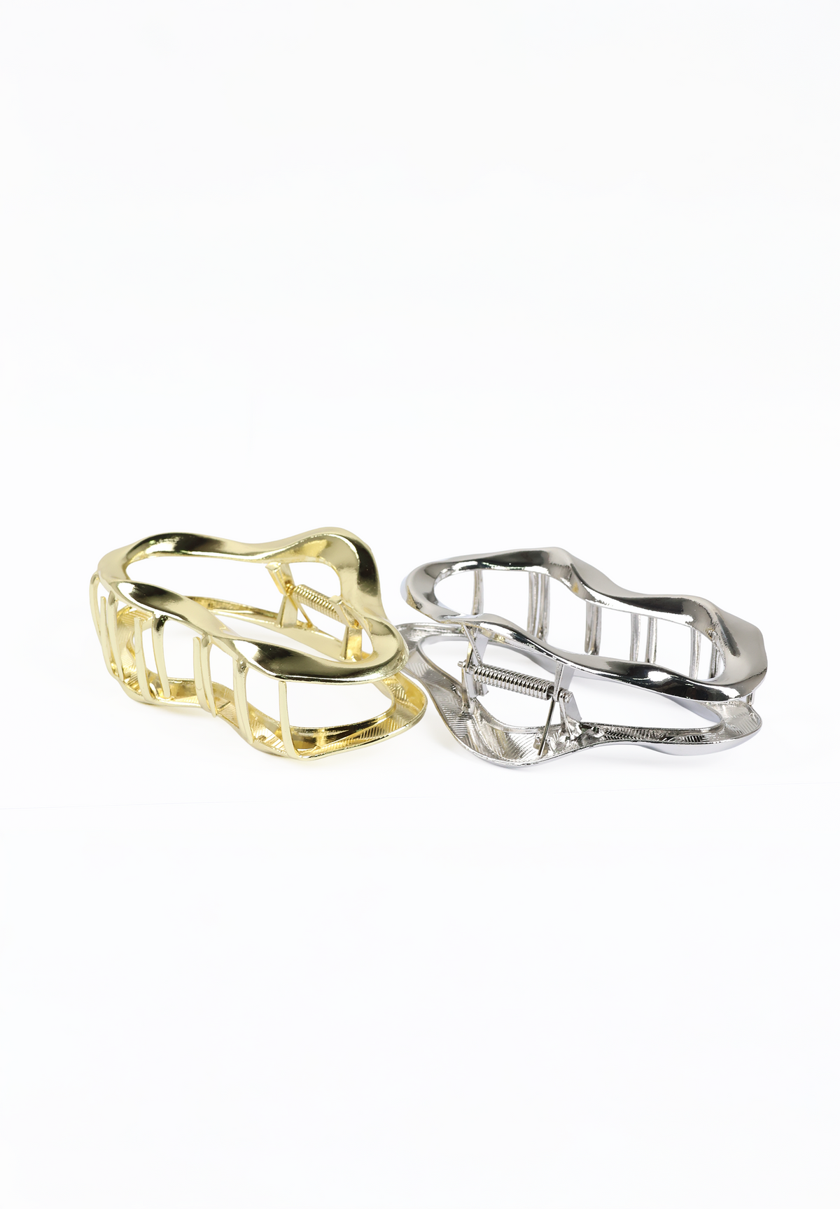 Sleek Metal Claw Clips – Minimalist Plastic Hair Claw Clips for Women