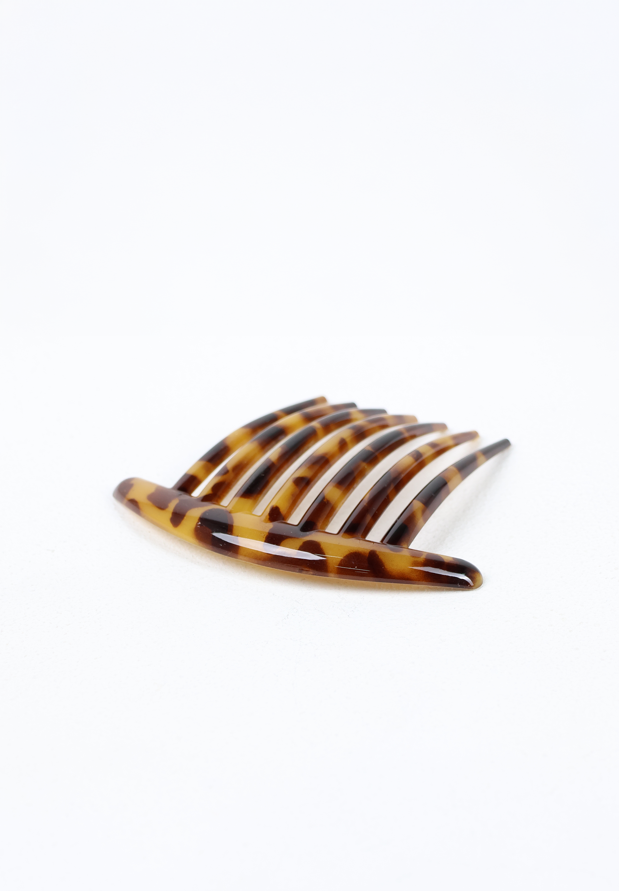 French Tortoise Acetate Side Hair Combs (Pair)