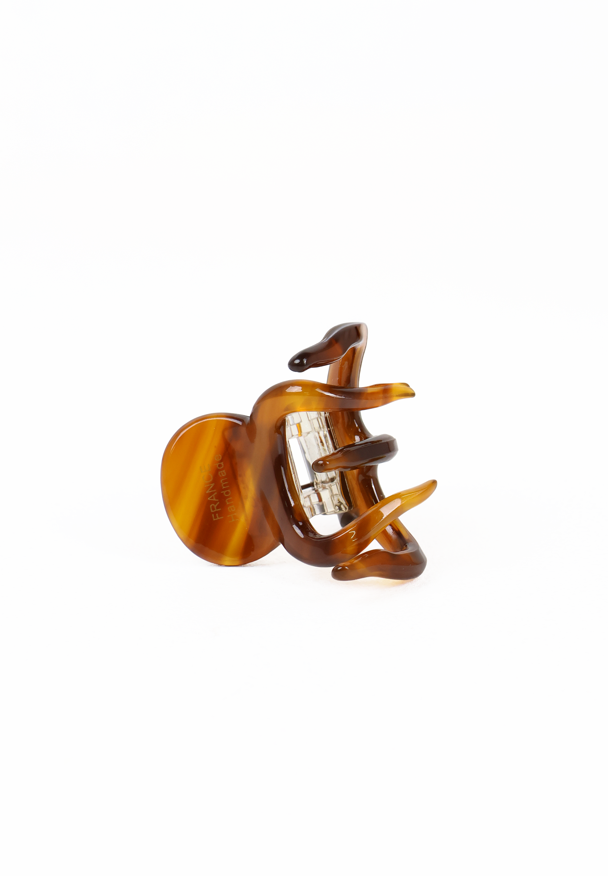 Amber Honey Swirl Octopus Hair Claw Clip