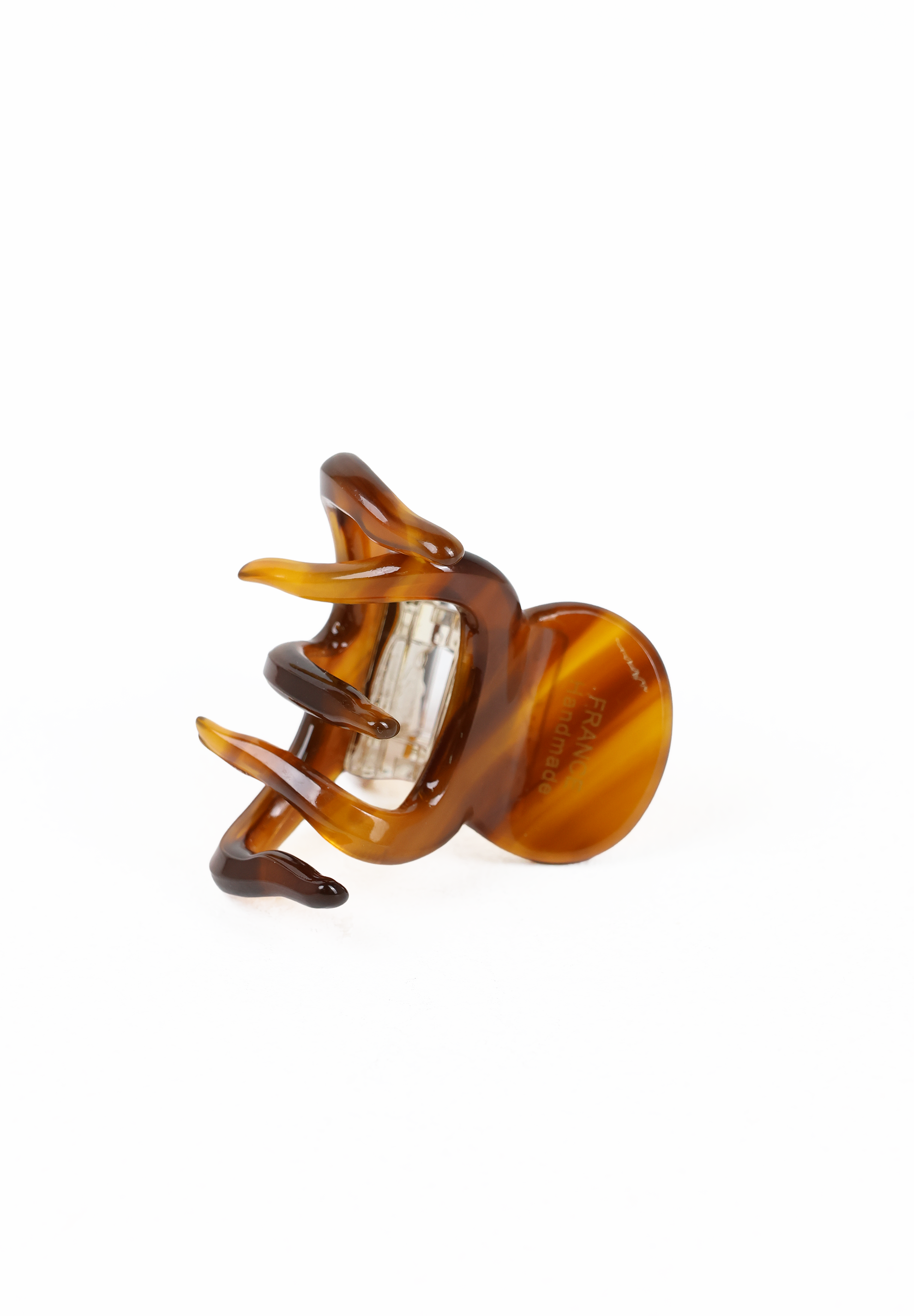 Amber Honey Swirl Octopus Hair Claw Clip