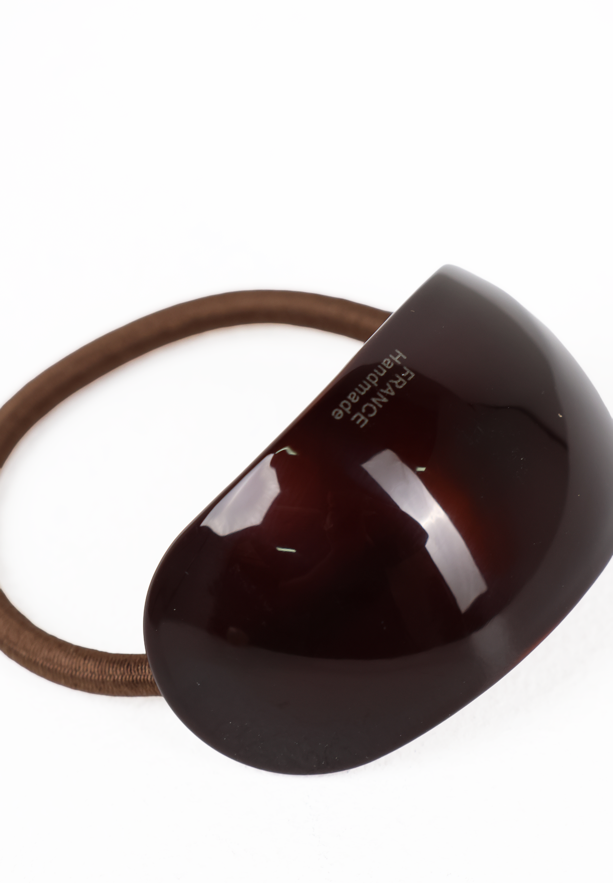 Deep Espresso Curved Hair Barrette Clip