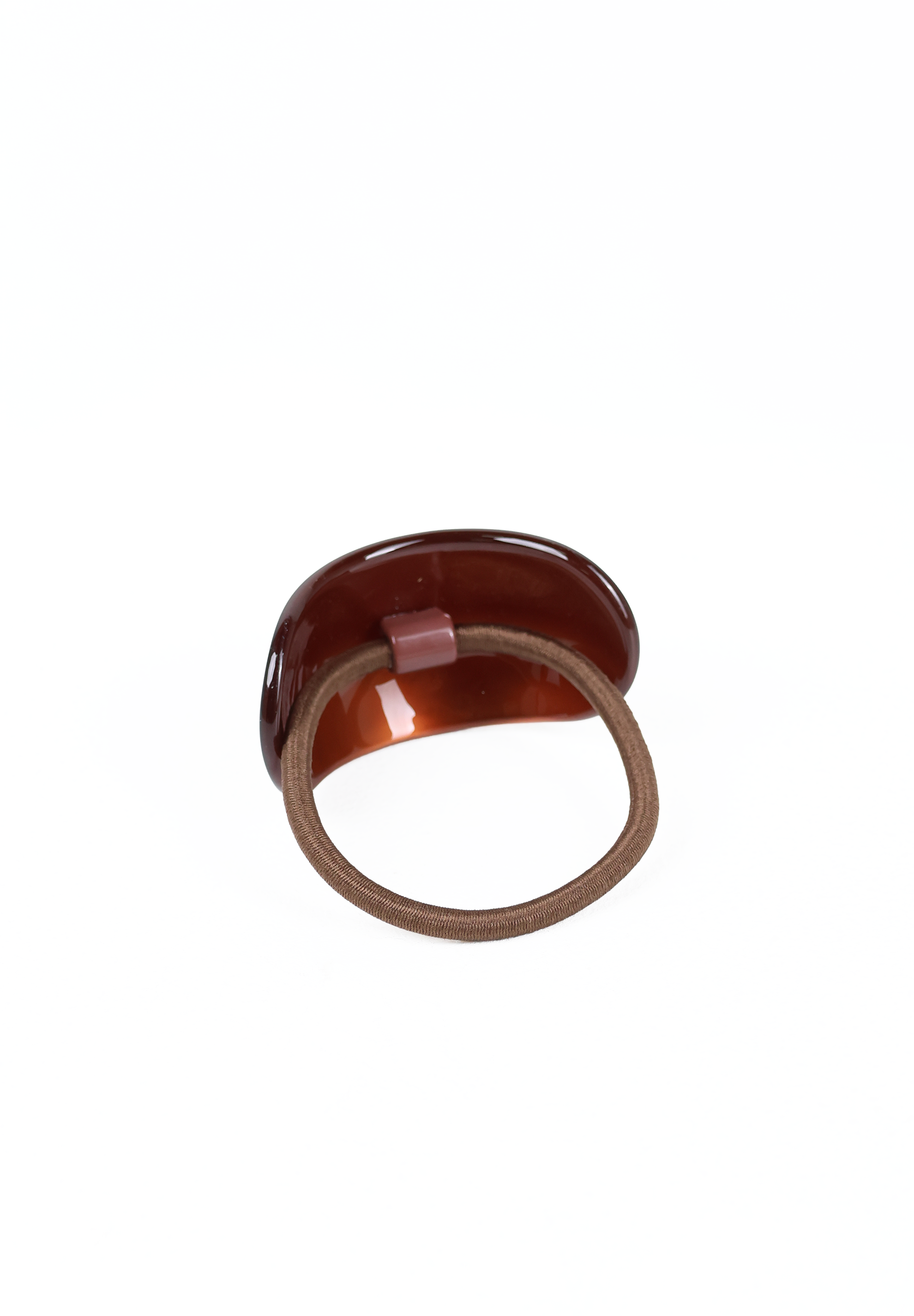 Deep Espresso Curved Hair Barrette Clip