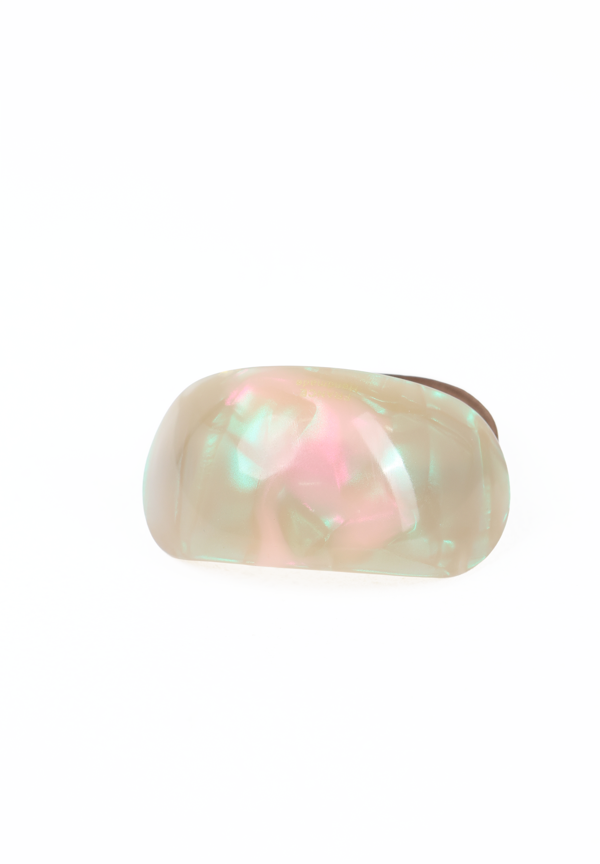 Iridescent Pearlescent Shell Hair Elastic Tie