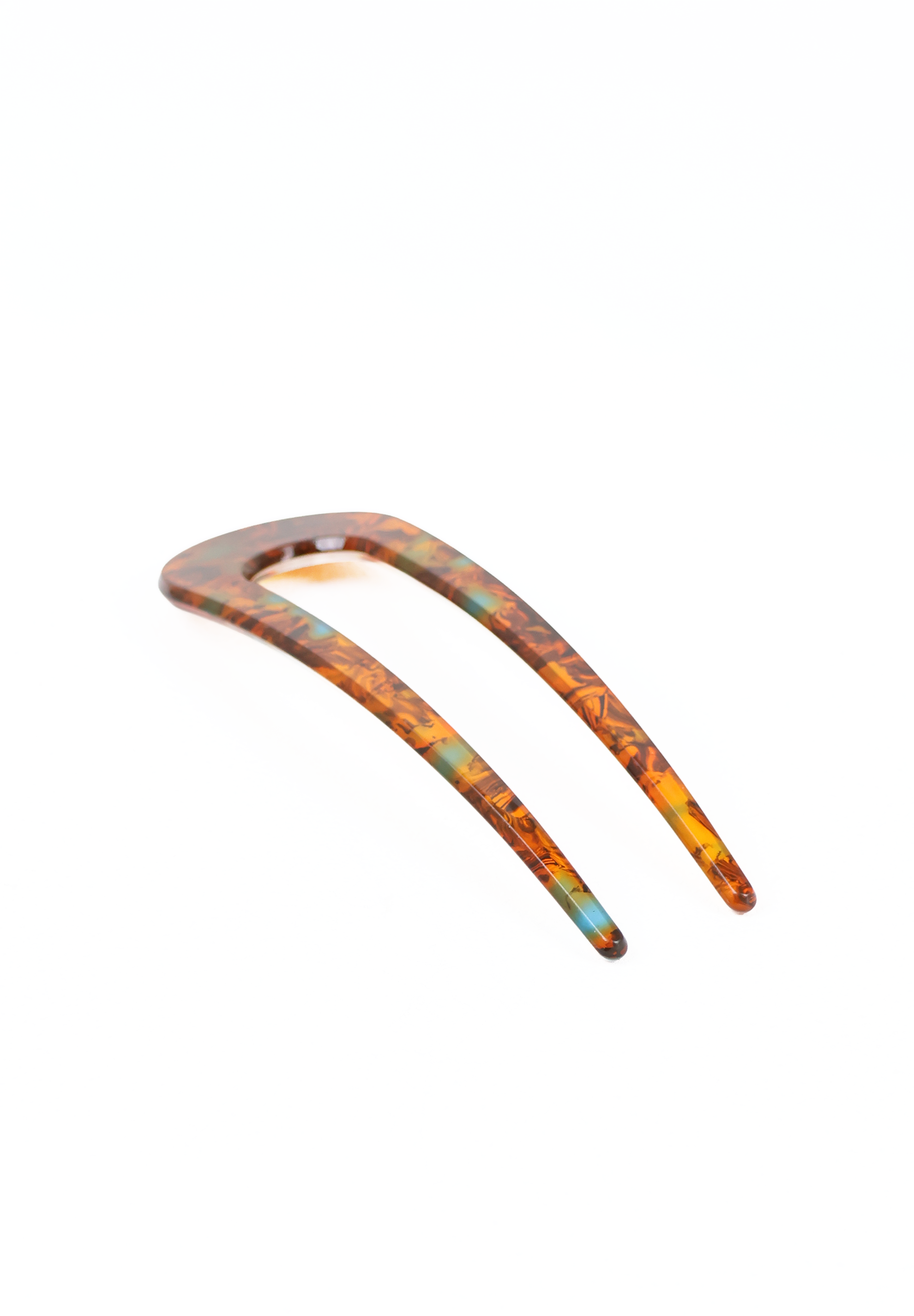 Tortoiseshell U-Shaped Hair Pin Fork