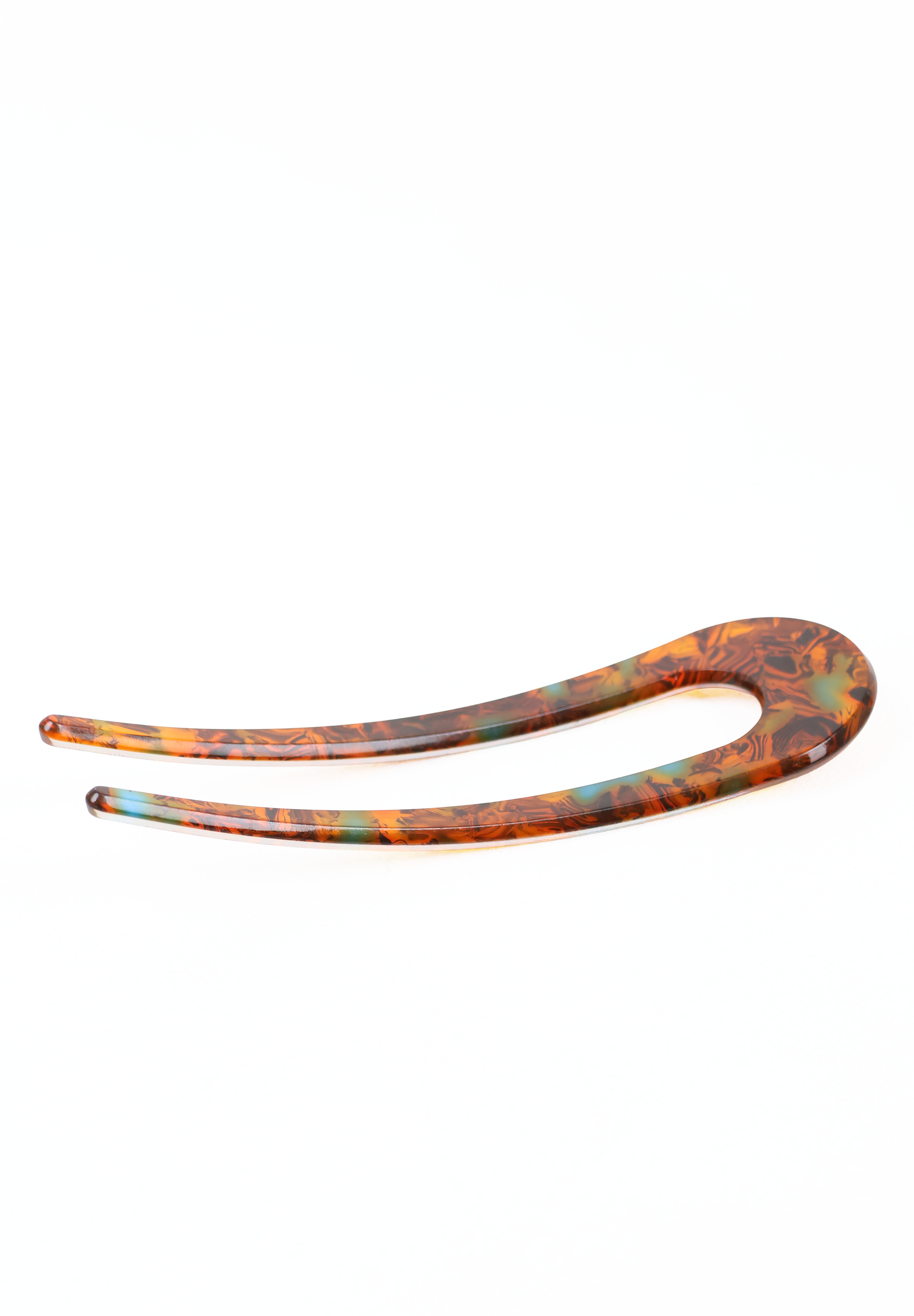 Tortoiseshell U-Shaped Hair Pin Fork