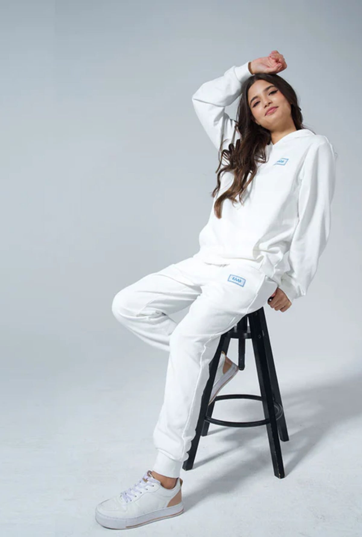 Relaxed Fit Comfort Jogger Pants - White