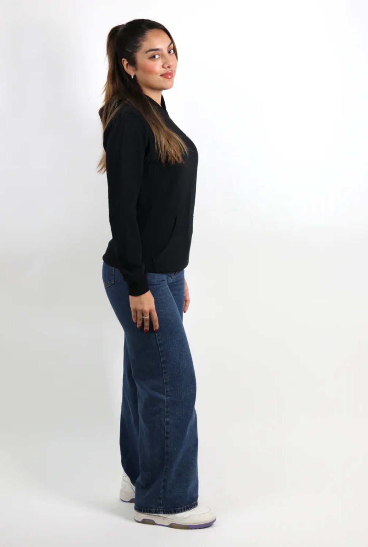 Be The Change Relaxed Fit Hoodie - Black