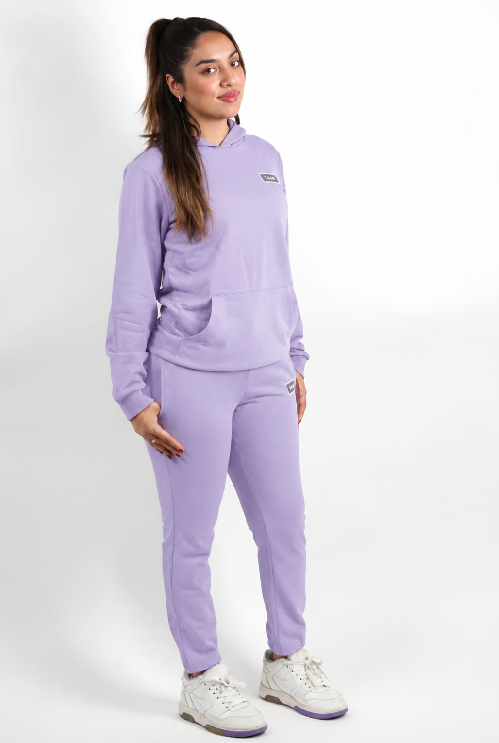Be The Change Relaxed Fit Hoodie - Lilac