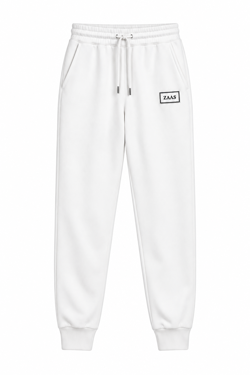 Relaxed Fit Comfort Jogger Pants - White