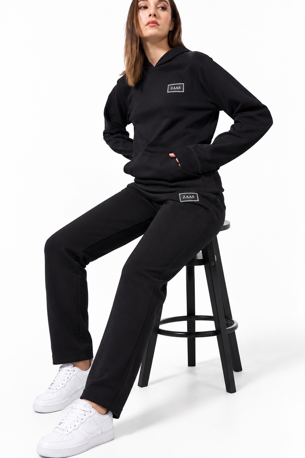 Relaxed Fit Comfort Jogger Pants - Black
