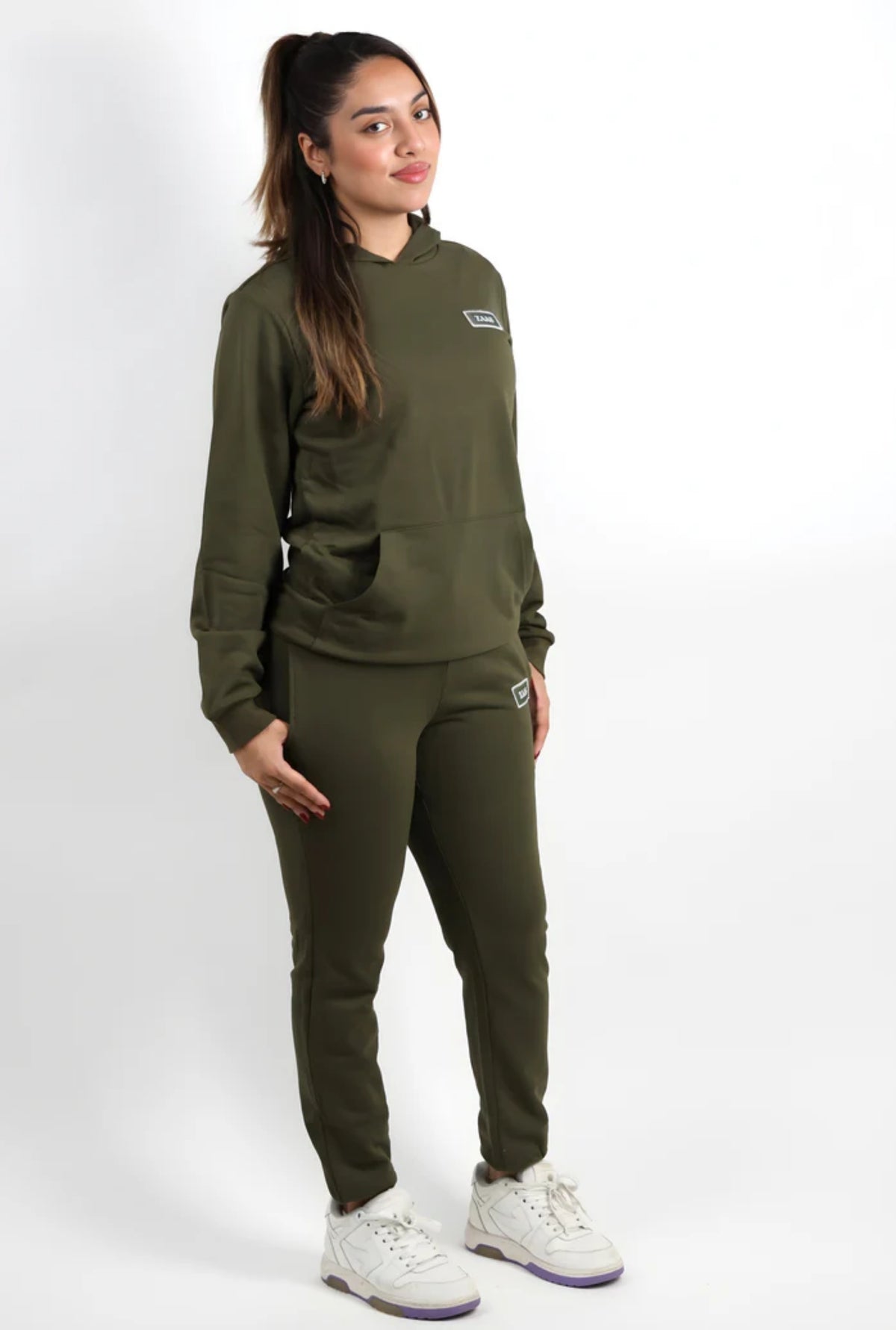 Relaxed Fit Comfort Jogger Pants - Olive Green