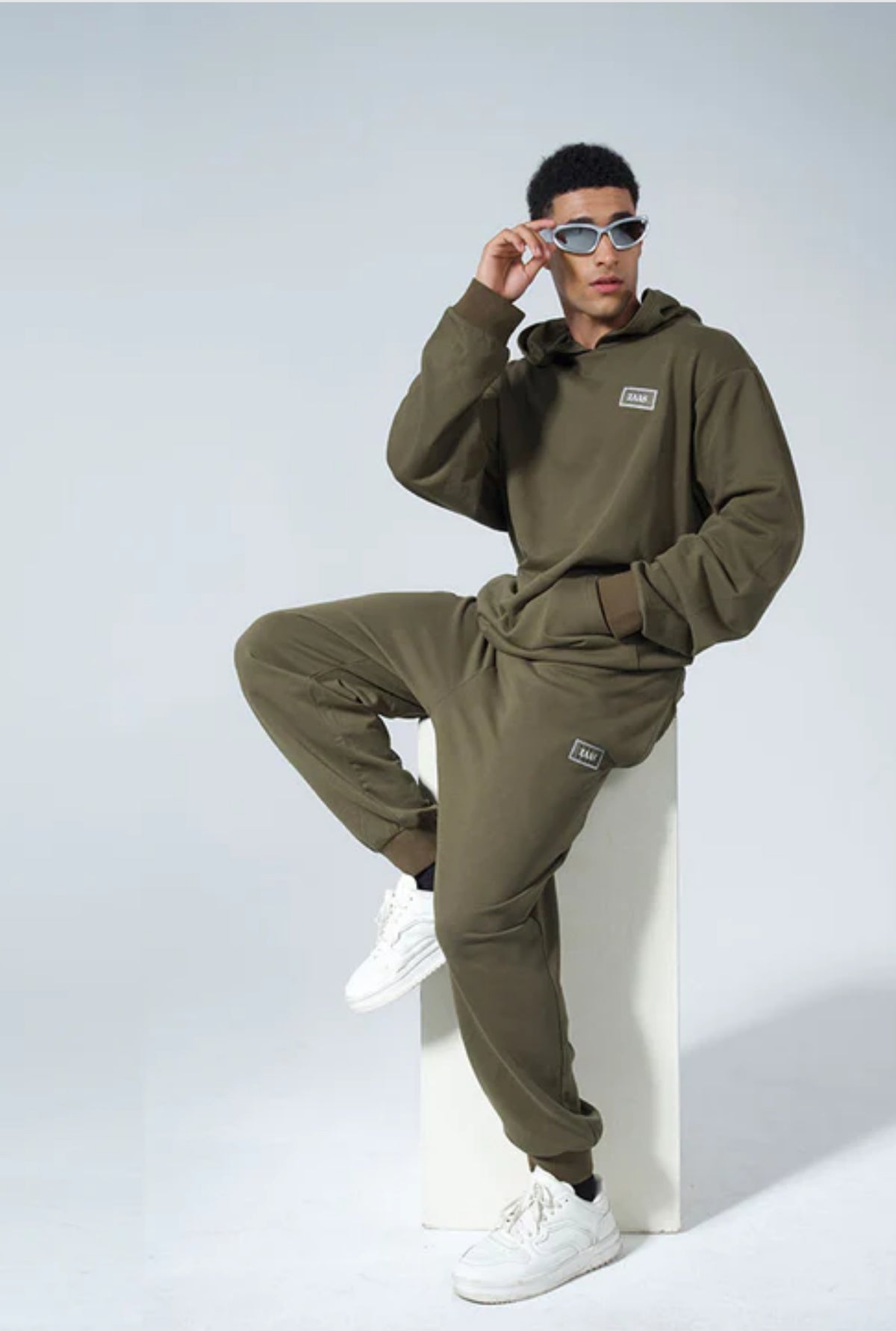 Relaxed Fit Comfort Jogger Pants - Olive Green