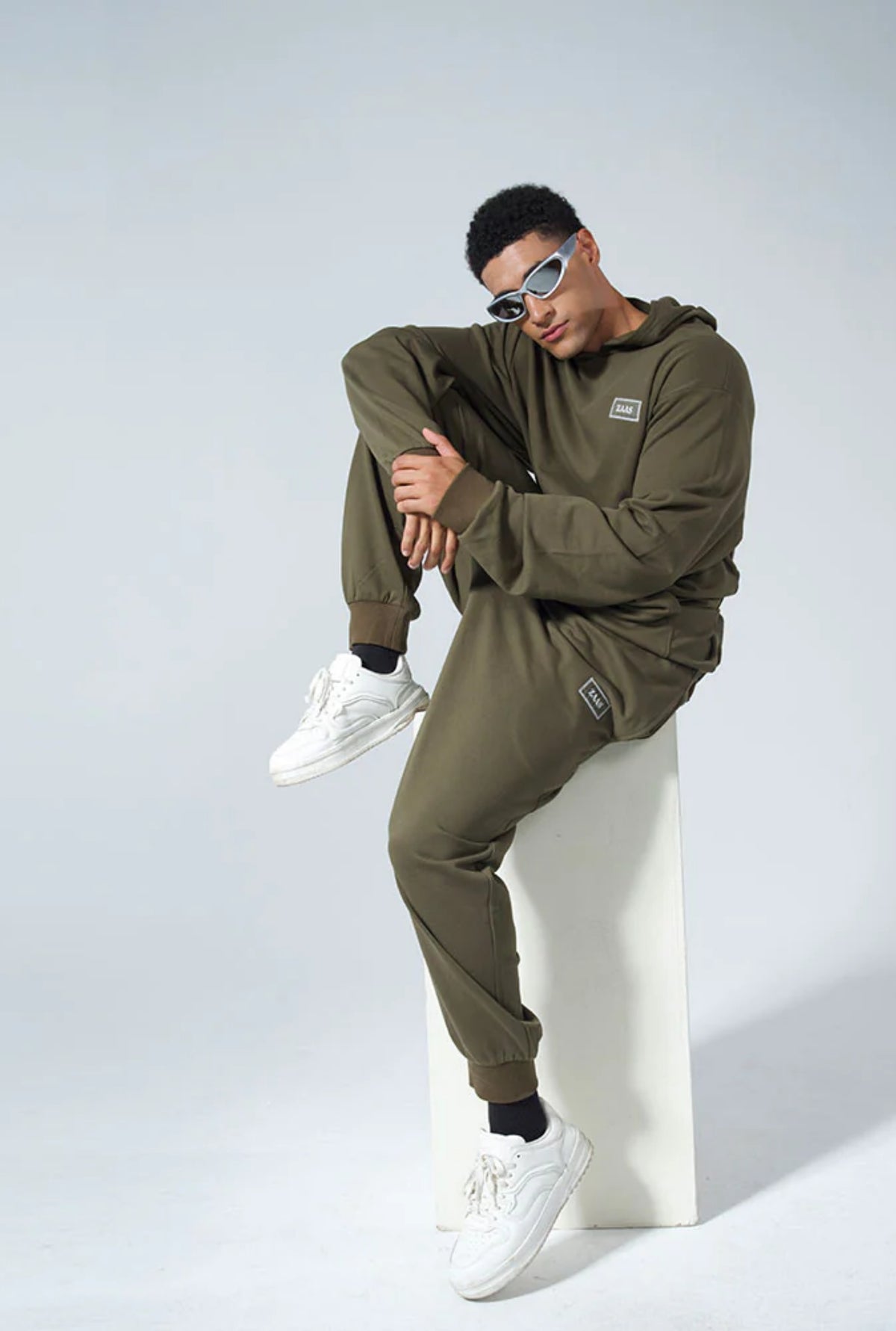 Relaxed Fit Comfort Jogger Pants - Olive Green