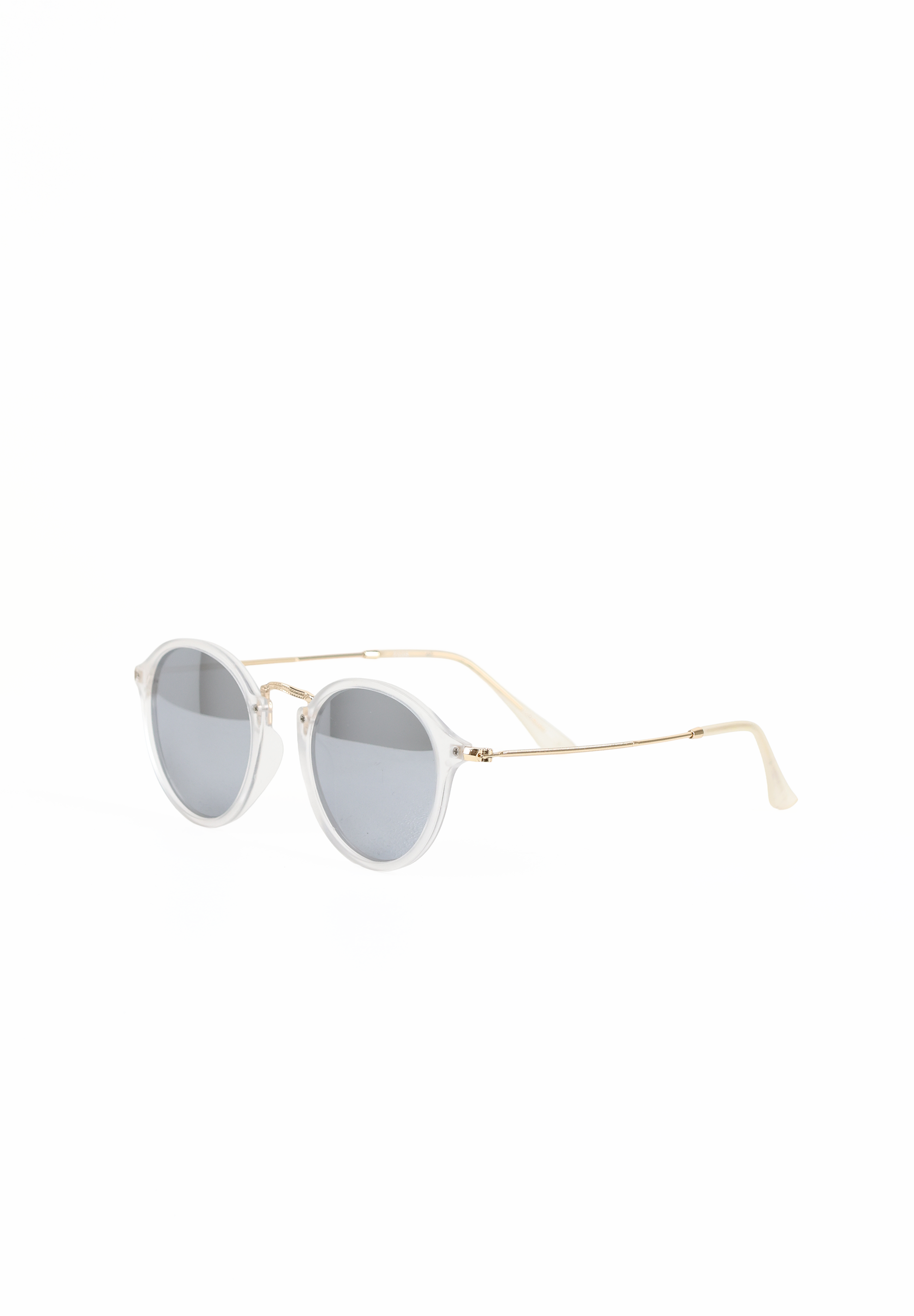 Silver Tac Round Metal Sunglasses – UV400 UV Protection Summer Special