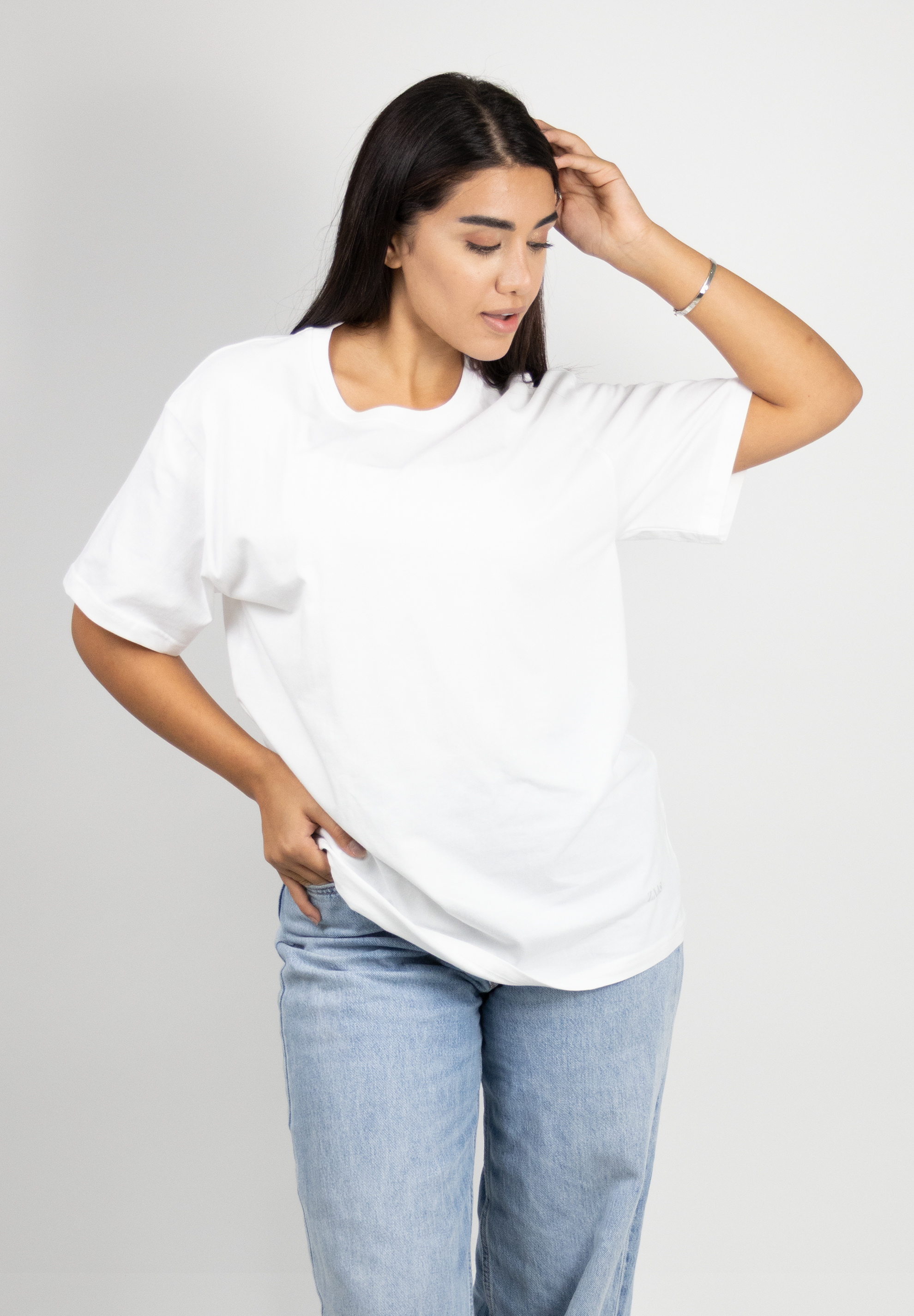 Loose Fit Unisex T-shirt with Short Sleeves - Pack of 3