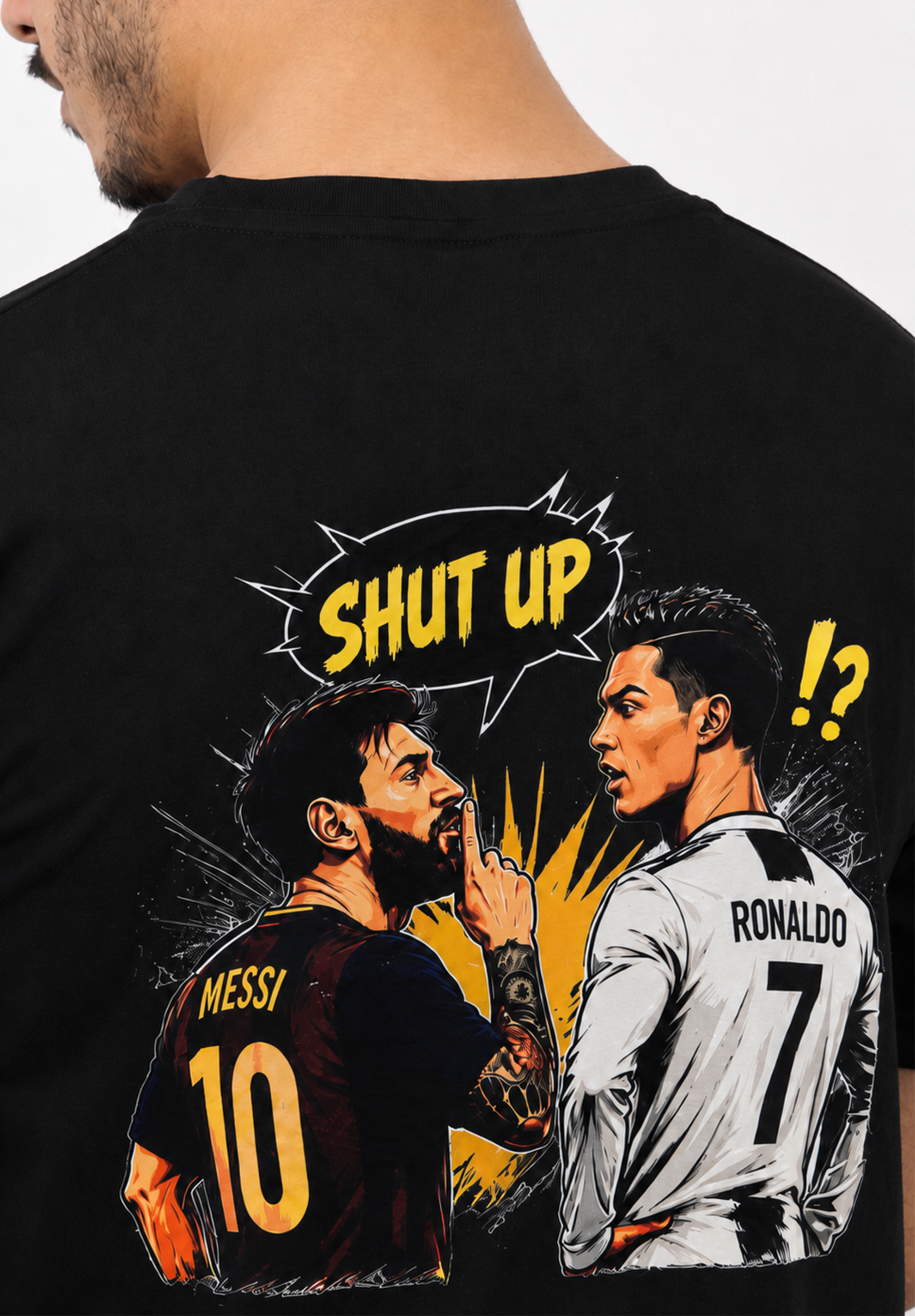 Shut Up Black Messi T-Shirt - FIFA 2026 Special Edition