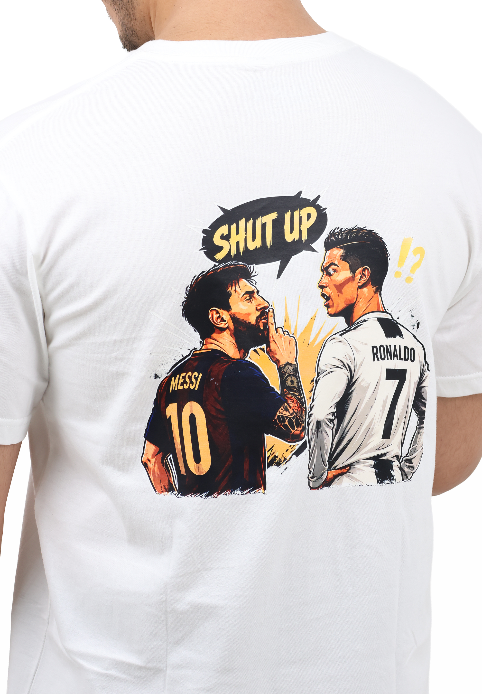Shut Up White Messi T-Shirt - FIFA 2026 Special Edition