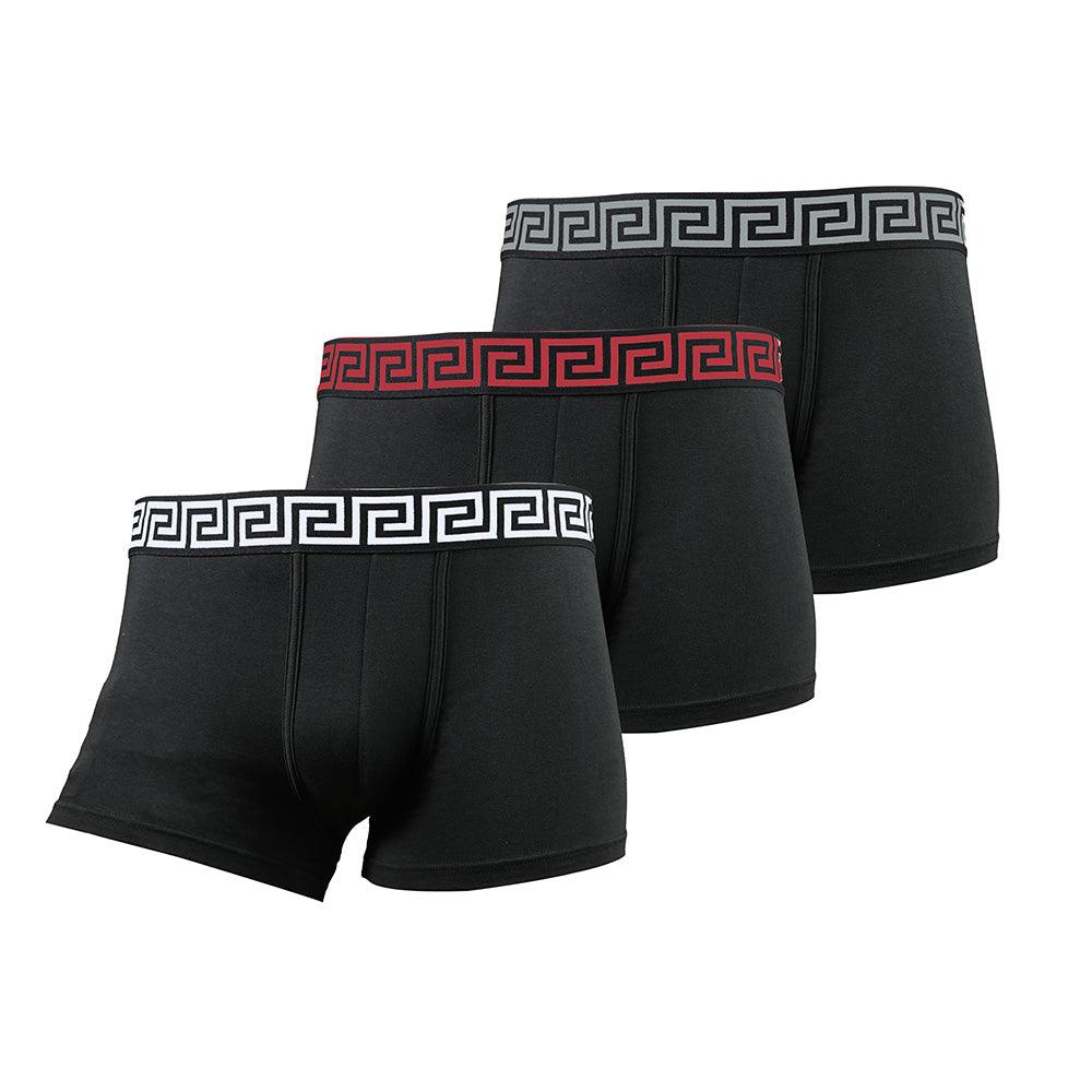 Ultimate Comfort Men's Underwear Trio - Soft & Breathable Boxer Briefs (3-Pack)